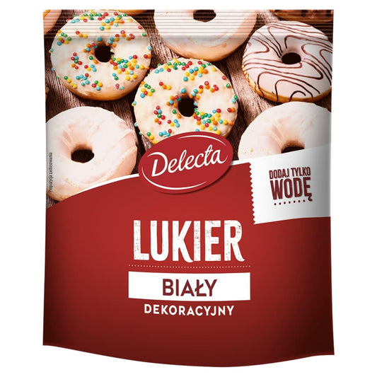 DELECTA Lukier dekoracyjny bialy. 29,88 zl/kg