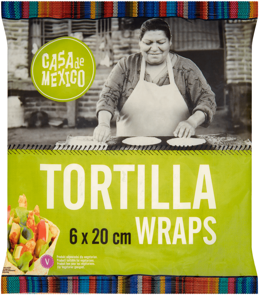 CASA DE MEXICO Wrap pszenny 20 cm. 29,13 zl/kg