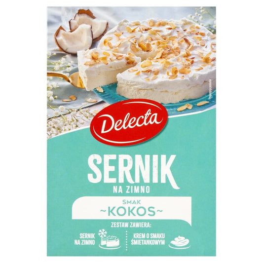 DELECTA Sernik na zimno kokosowy. 39,95 zl/kg