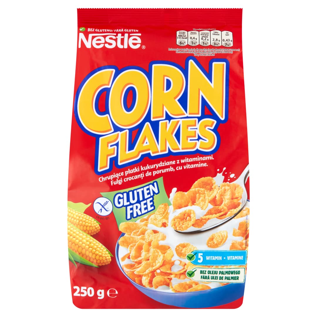 NESTLE Platki kukurydziane Corn Flakes bezglutenowe. 20,60 zl/kg