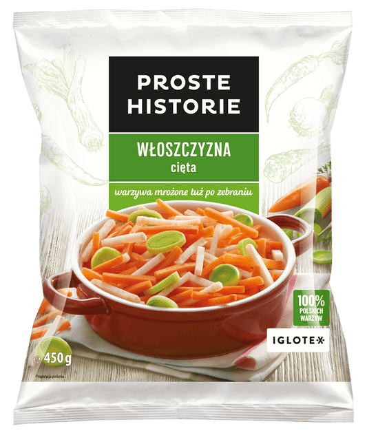 PROSTE HISTORIE Wloszczyzna cieta. 17,76 zl/kg