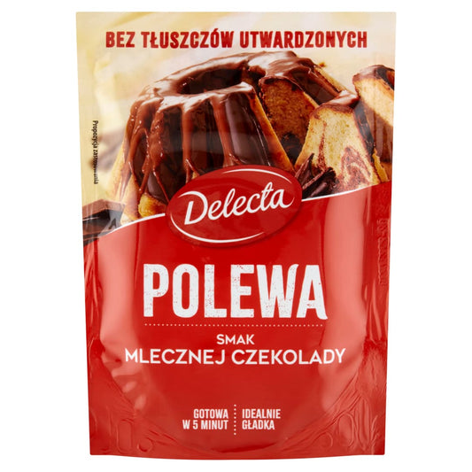 DELECTA Polewa o smaku mlecznej czekolady. 47,90 zl/kg