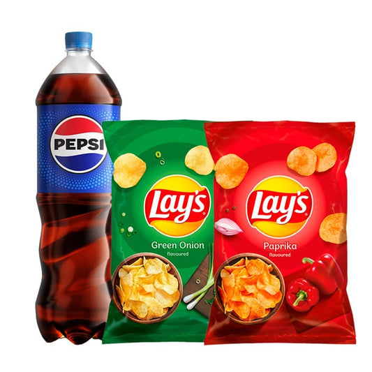 MULTIPAK Pepsi + Lay's papryka + Lay's zielona cebulka.