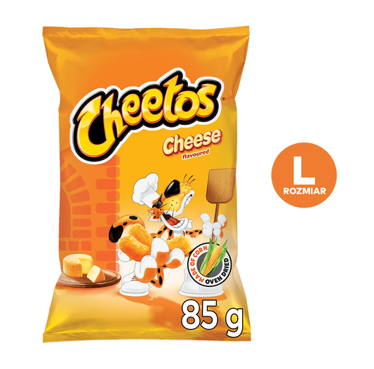 CHEETOS Chrupki o smaku sera. 52,82 zl/kg