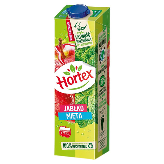 HORTEX Napoj jablko mieta. 3,89 zl/l