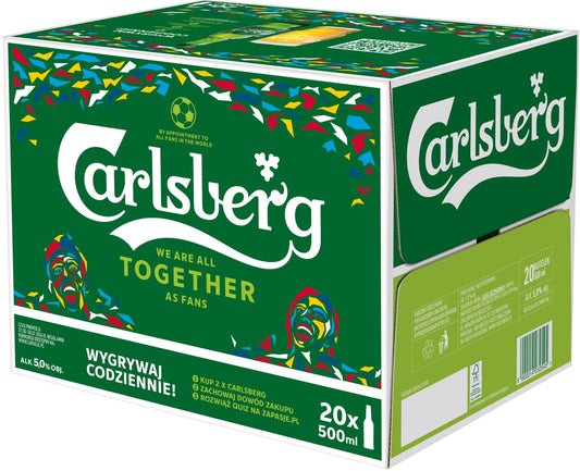 CARLSBERG Piwo Pilsner butelka x20.