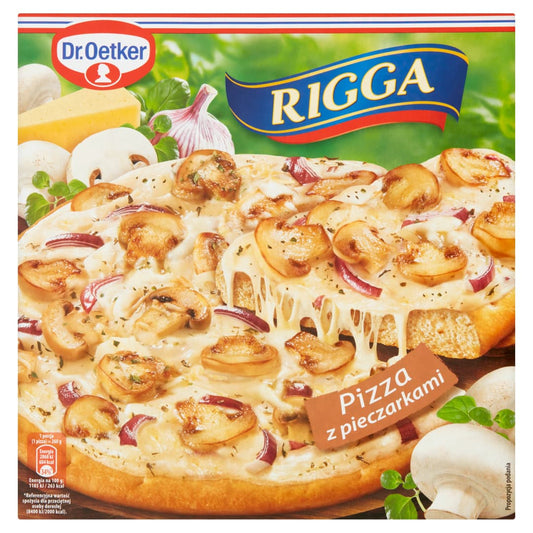 RIGGA Pizza z pieczarkami. 27,65 zl/kg