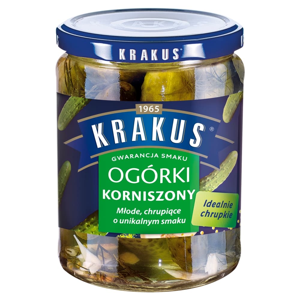 KRAKUS Ogorki korniszony. 23,30 zl/kg
