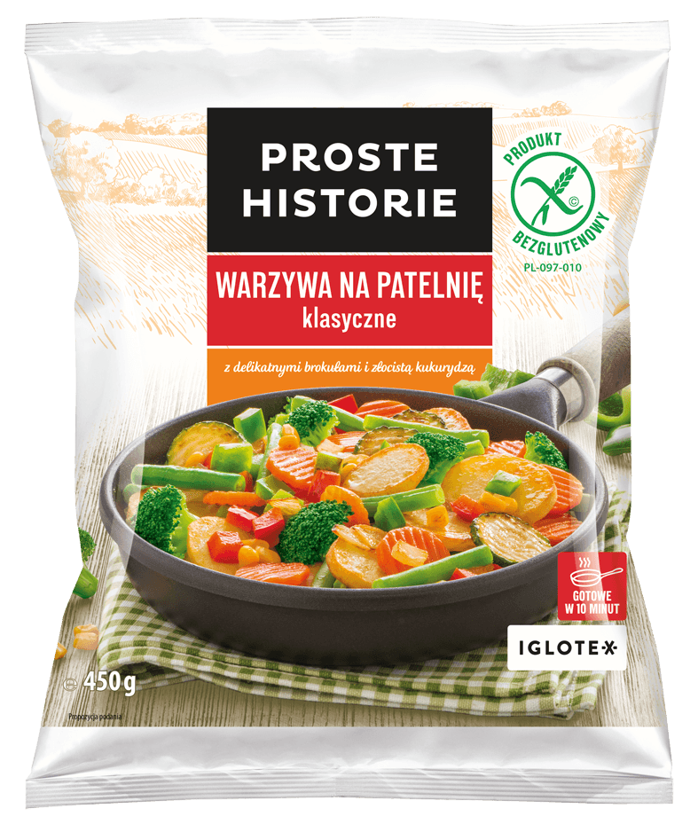 PROSTE HISTORIE Warzywa na patelnie klasyczne. 17,76 zl/kg