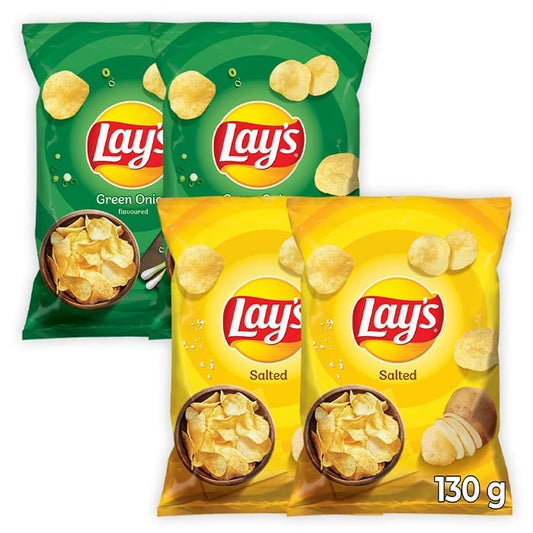 MULTIPAK Lay's zielona cebulka x2 + Lay's solone x2.