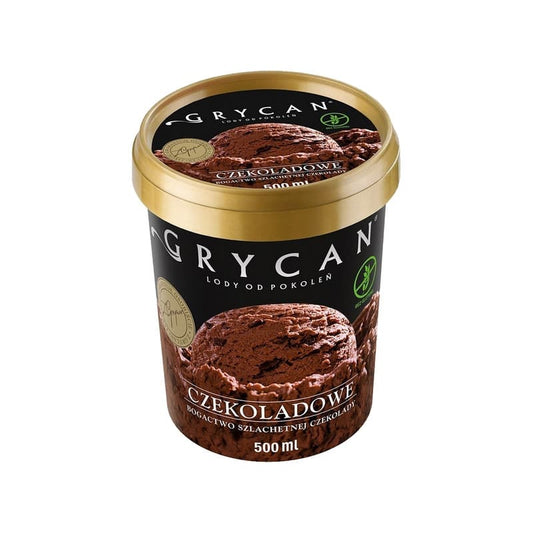 GRYCAN Lody czekoladowe. 30,58 zl/l