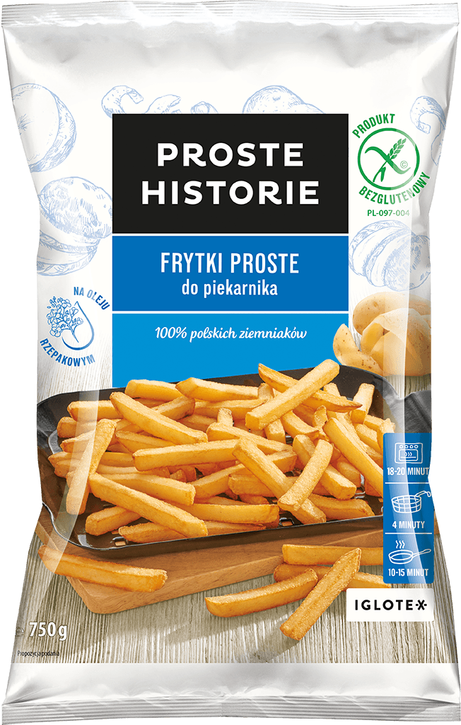 PROSTE HISTORIE Frytki proste do piekarnika. 12,52 zl/kg
