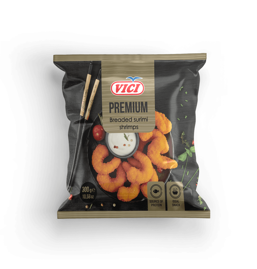 VICI Panierowany przysmak surimi. 31,63 zl/kg