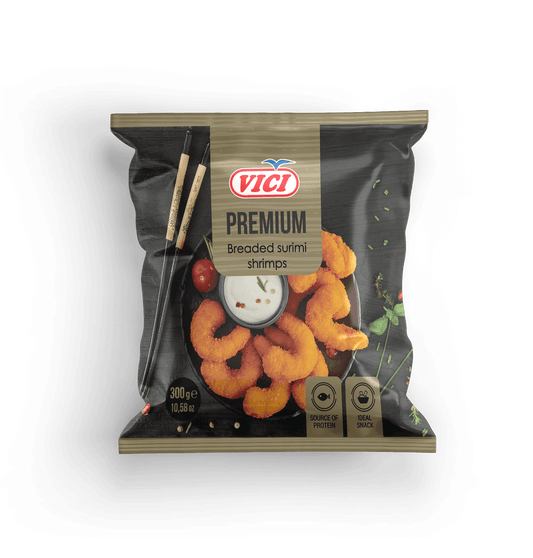 VICI Panierowany przysmak surimi. 31,63 zl/kg