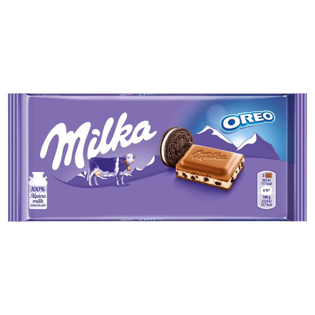 MILKA OREO Czekolada mleczna. 69,90 zl/kg
