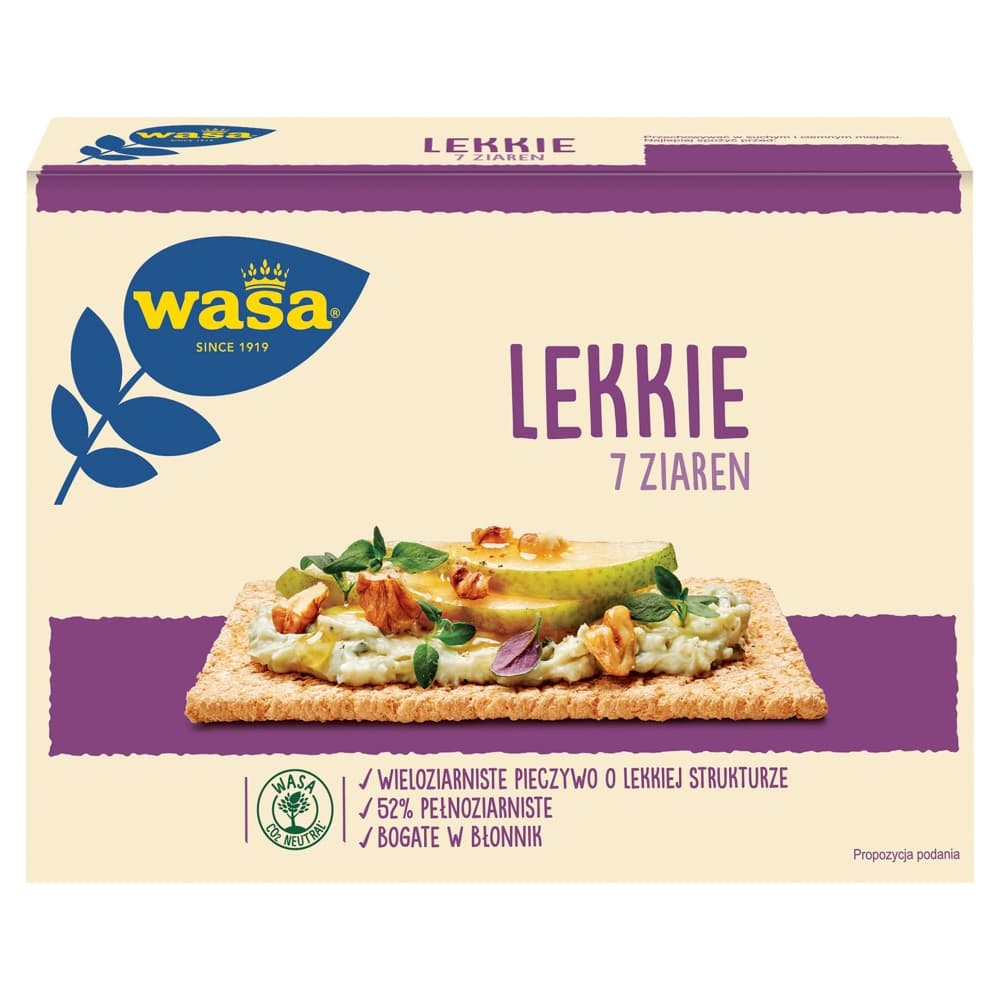 WASA Pieczywo lekkie 7 ziaren. 55,77 zl/kg