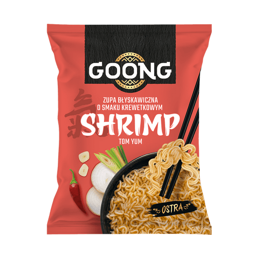 GOONG Zupa blyskawiczna o smaku krewetkowym SHRIMP. 30,62 zl/kg
