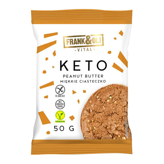 FRANK&OLI Ciasteczko keto peanut butter. 89,80 zl/kg