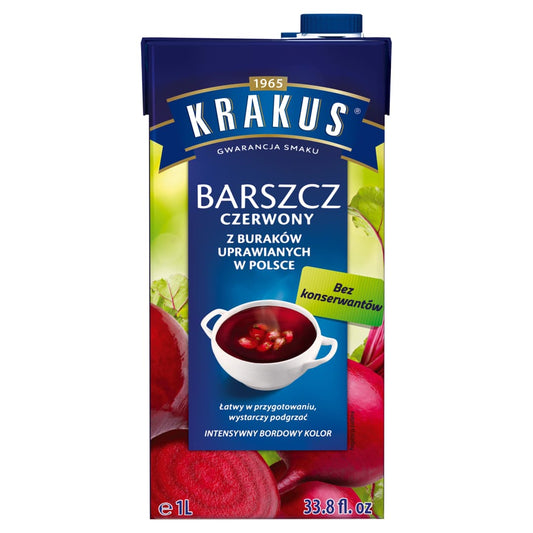 KRAKUS Zupa barszcz czerwony. 7,99 zl/l