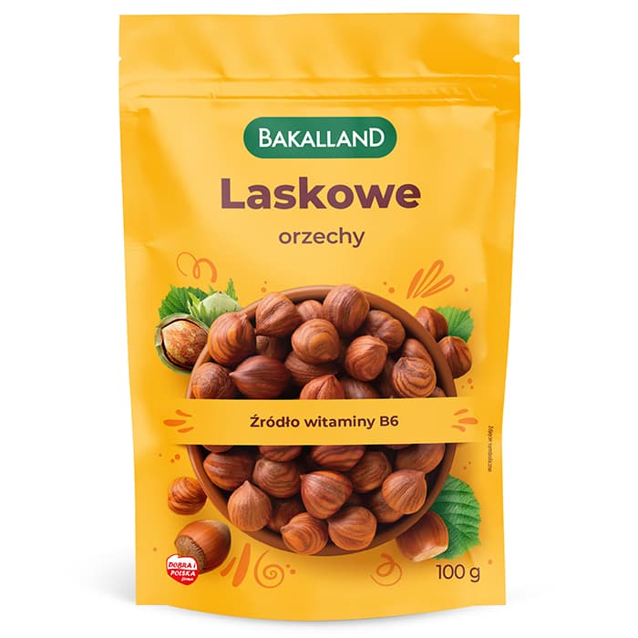 BAKALLAND Orzechy laskowe. 69,90 zl/kg